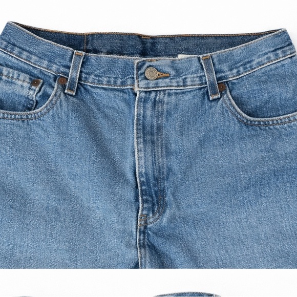 Levi’s 550 Vintage Relaxed Fit Jeans Light Wash 29x32 Made in Mexico - Picture 2 of 8